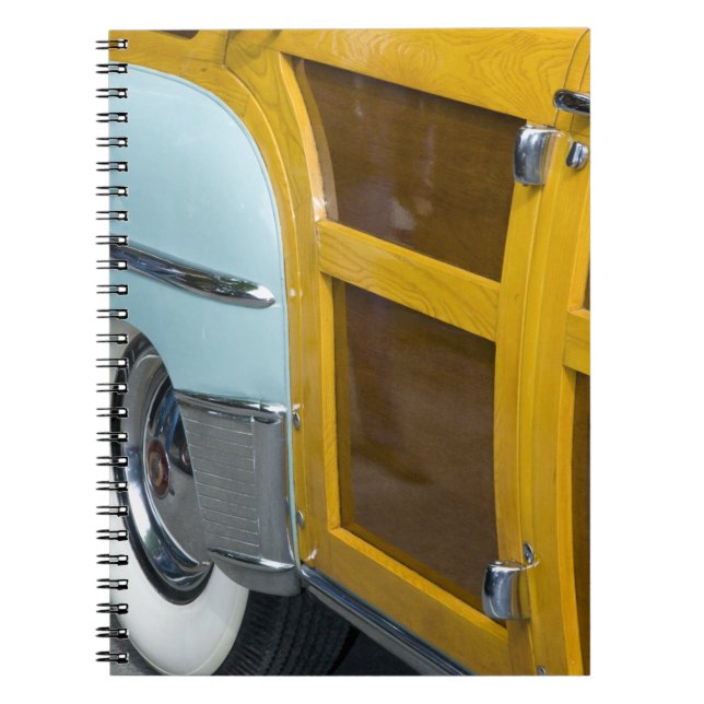 WA, Seattle, classic American automobile. 2 Notebook (Front)