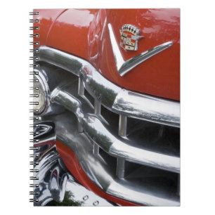 WA, Seattle, classic American automobile. 4 Notebook