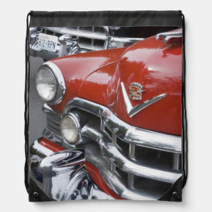 WA, Seattle, classic American automobile. Drawstring Bag