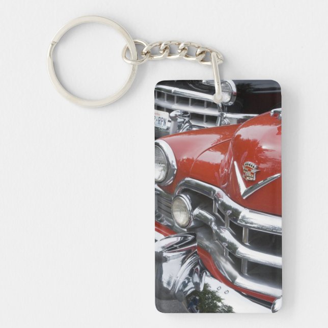 WA, Seattle, classic American automobile. Keychain (Front)