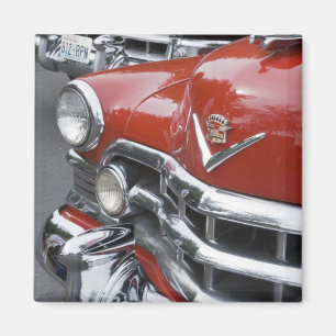 WA, Seattle, classic American automobile. Magnet