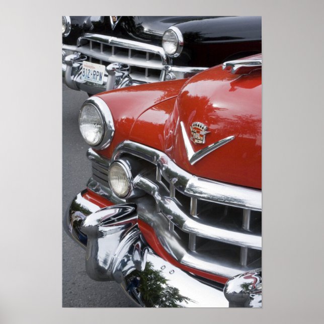 WA, Seattle, classic American automobile. Poster (Front)