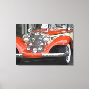 WA, Seattle, classic German automobile. 2 Canvas Print