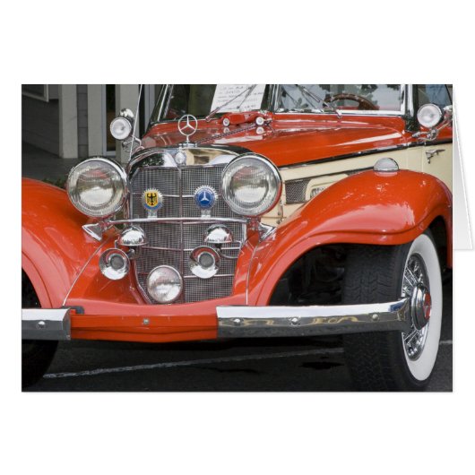 WA, Seattle, classic German automobile. 2 Cards (Front Horizontal)