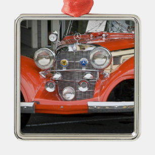 WA, Seattle, classic German automobile. 2 Metal Ornament