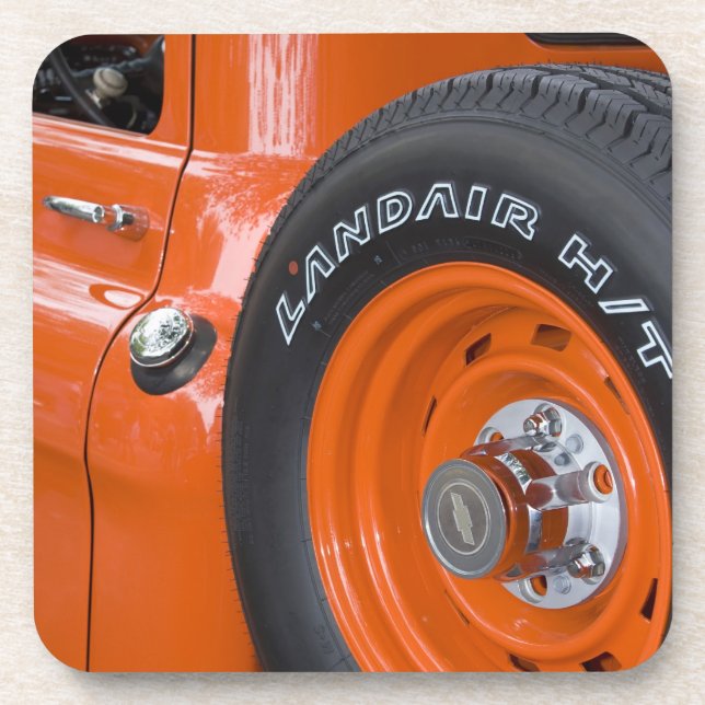 WA, Seattle, Classic pickup. Beverage Coaster (Front)