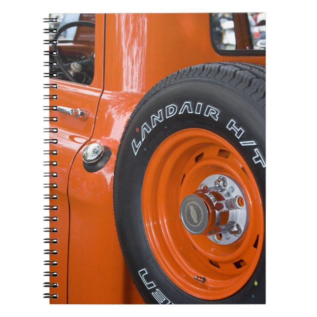 WA, Seattle, Classic pickup. Notebook (Front)