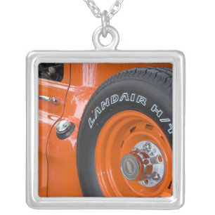 WA, Seattle, Classic pickup. Silver Plated Necklace