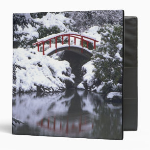 WA, Seattle, Moon bridge and pond after winter 2 Binder