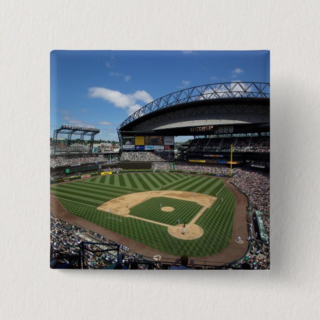 WA, Seattle, Safeco Field, Mariners baseball Button (Front)