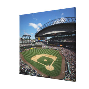 WA, Seattle, Safeco Field, Mariners baseball Canvas Print