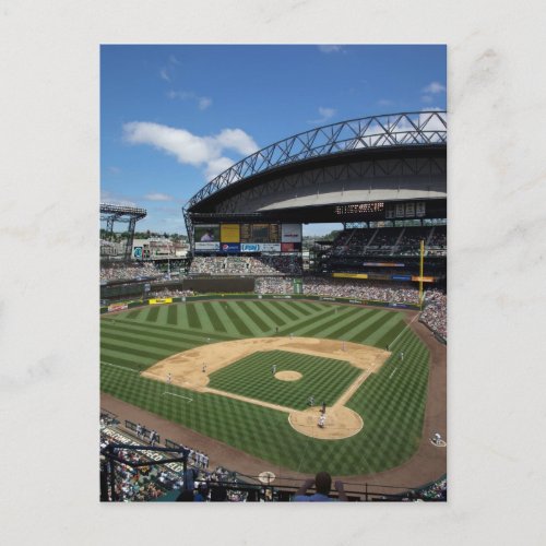 WA Seattle Safeco Field Mariners baseball Postcard