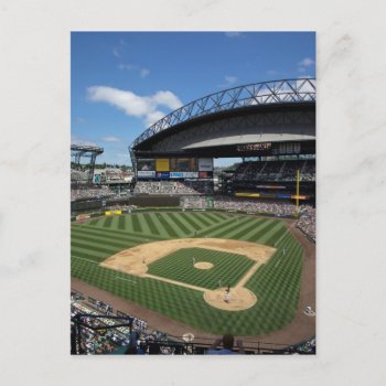 Wa  Seattle  Safeco Field  Mariners Baseball Postcard by takemeaway at Zazzle