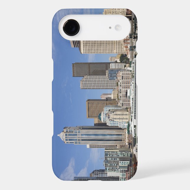 WA, Seattle, Seattle skyline with ferry boat Case-Mate iPhone Case (Back)
