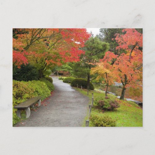 WA Seattle Washington Park Arboretum 2 Postcard