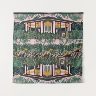 Wa-Wo Wave NFT Art - REFLECTIONS ON MY WINDOW 32 Tapestry