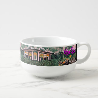 Wa-Wo Wave NFT Art - REFLECTIONS ON MY WINDOWS 32 Soup Mug