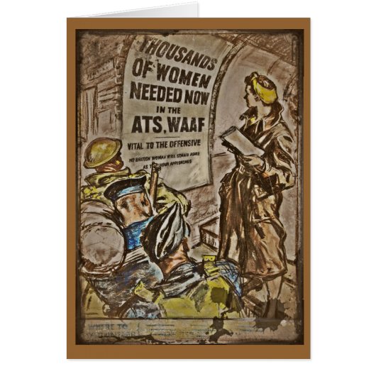 WAAF Recruitment Cards (Front)