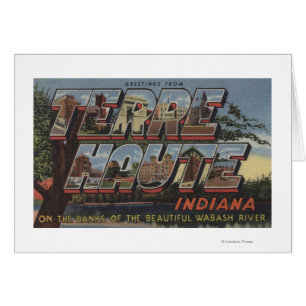 Wabash River - Large Letter Scenes Cards