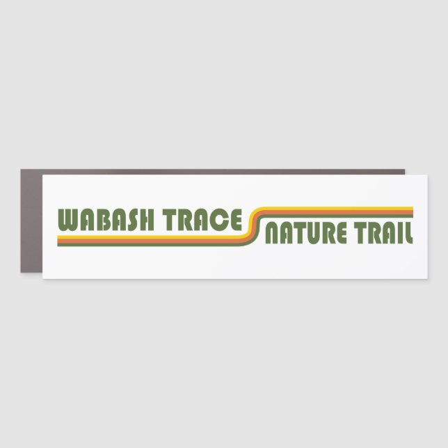 Wabash Trace Nature Trail Iowa Car Magnet (Front)