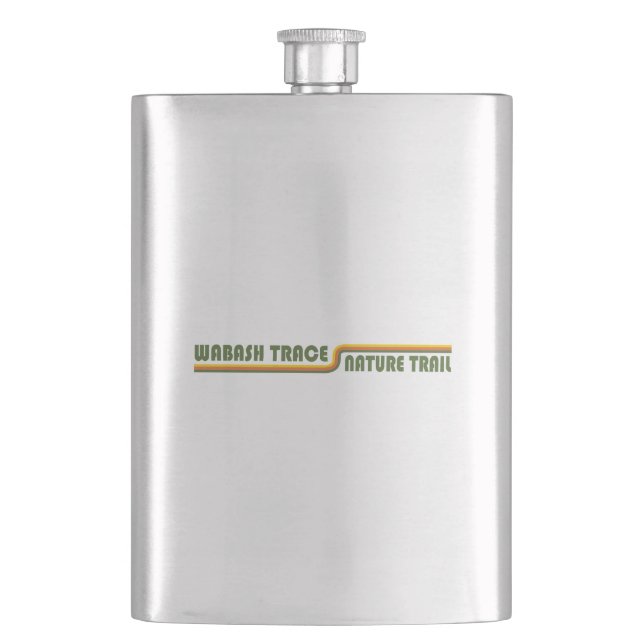 Wabash Trace Nature Trail Iowa Flask (Front)