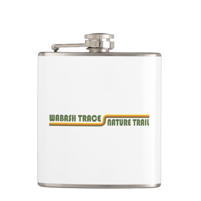 Wabash Trace Nature Trail Iowa Flask (Front)