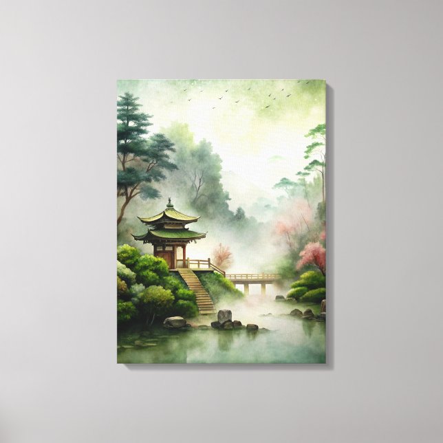 Wabi Sabi Art Canvas Print (Front)