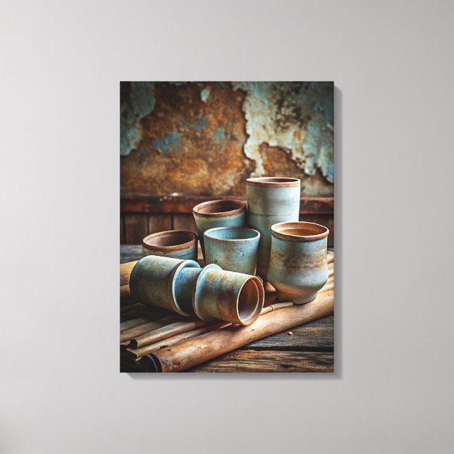 Wabi Sabi Art Canvas Print (Front)
