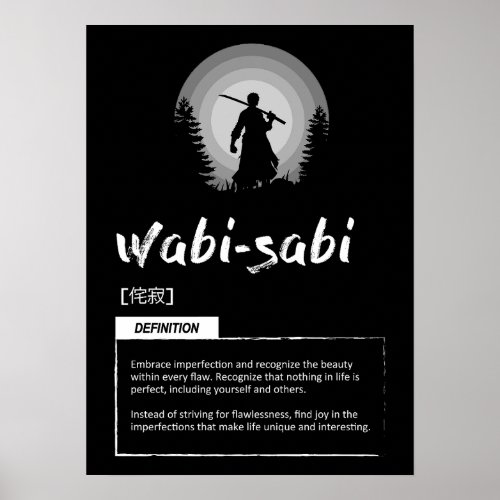 Wabi_Sabi _ Japanese Concept For Success Poster