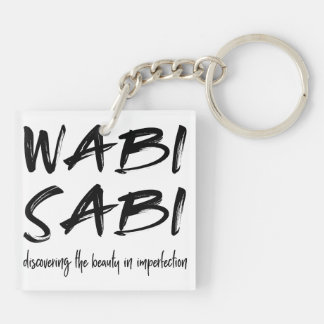 Wabi sabi keychain
