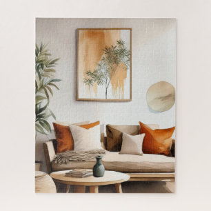 Wabi Sabi Living Room Jigsaw Puzzle