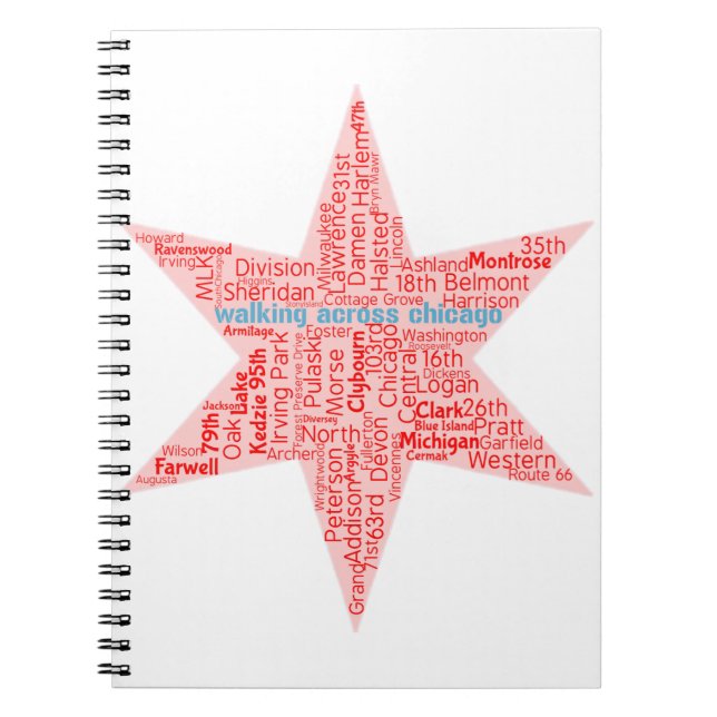 WAC Chicago Star Notebook (Front)