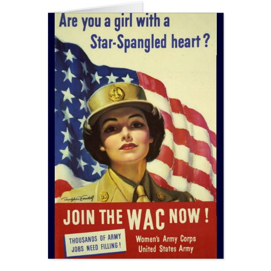WAC recruiting Poster Cards (Front)