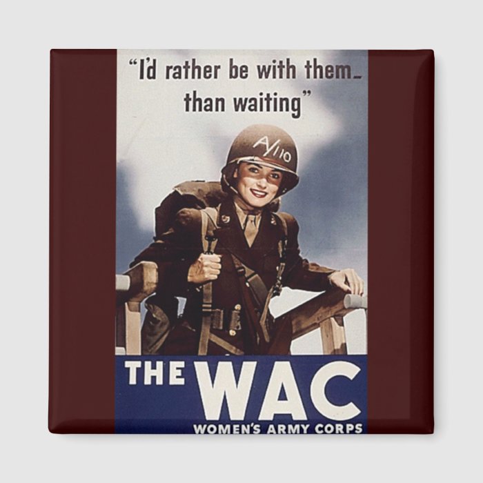 WAC Recruiting Poster Fridge Magnets