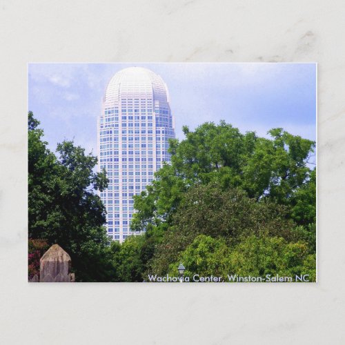 Wachovia Center Winston_Salem NC Postcard