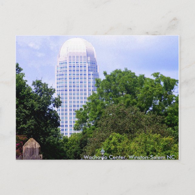 Wachovia Center, Winston-Salem NC Postcard (Front)