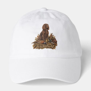 Wachtelhund Hunting Art , German Spaniel Hat