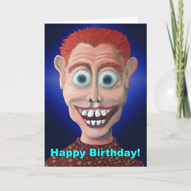 Wacky Birthday Greeting Card (Front)