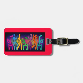Wacky Dancers Luggage Tag by ImpressImages at Zazzle