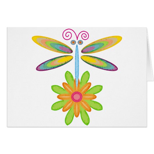 Wacky Dragonfly Cards (Front Horizontal)
