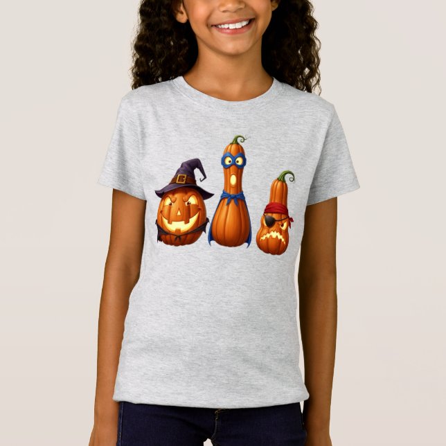 Wacky Pumpkins 1 T-Shirt (Front)