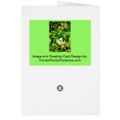 Wacky Retro Floral 1 Cards (Back)
