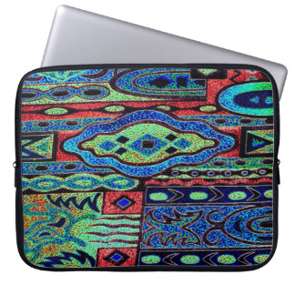 Wacky Retro Print Laptop Sleeve