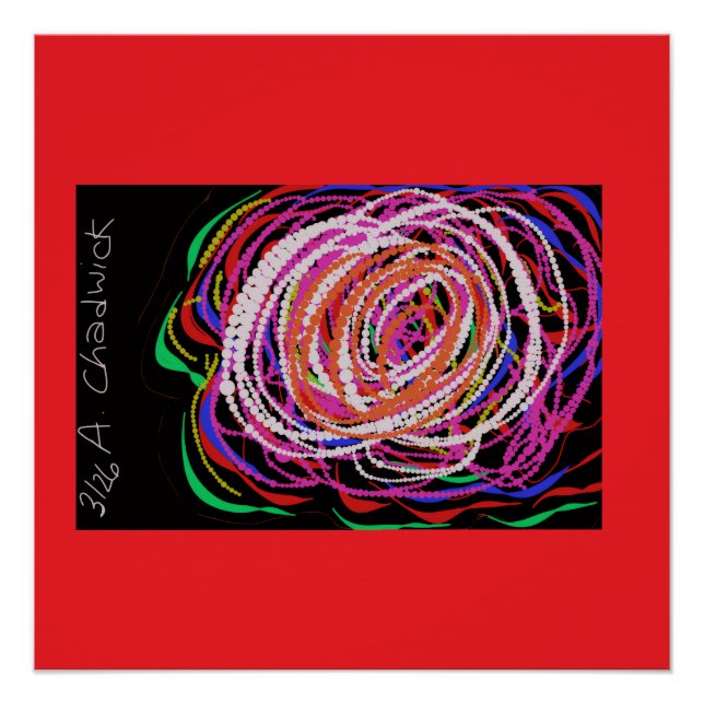 Wacky Rose Poster (Front)
