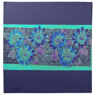 Wacky Sunflower Cloth Napkin