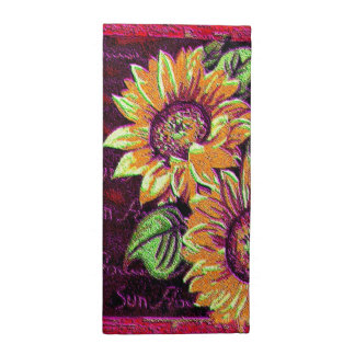 Wacky Sunflower Cloth Napkin