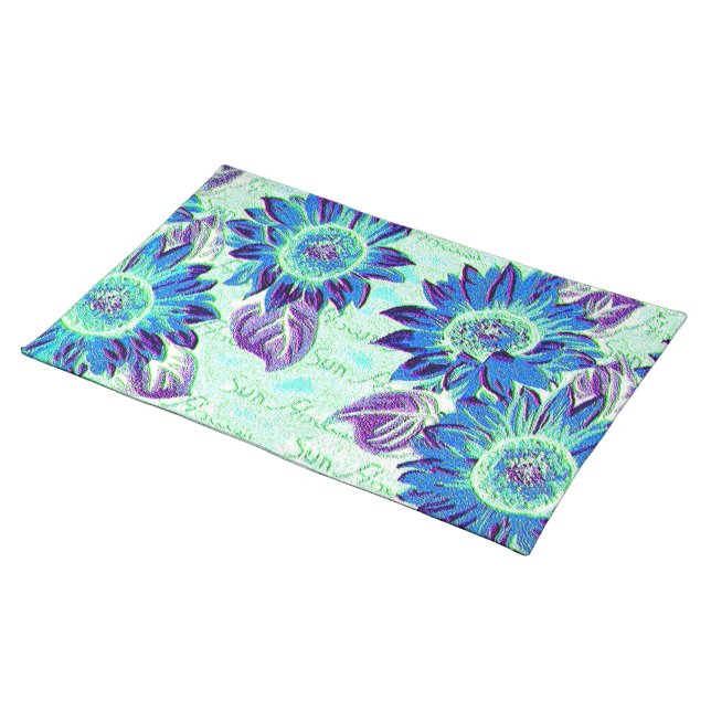 Wacky Sunflower Placemat (On Table)