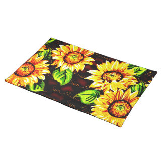 Wacky Sunflower Placemat