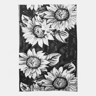 Wacky Sunflowers Towel