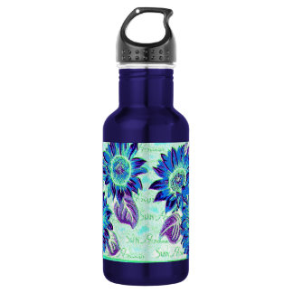 Wacky Sunflowers Water Bottle